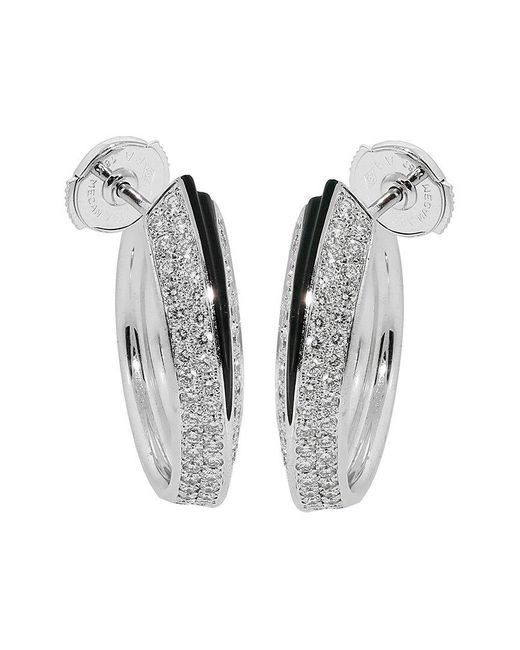 Cartier Multicolor 18K 4.50 Ct. Tw. Diamond Panthere Earrings (Authentic Pre-Owned)