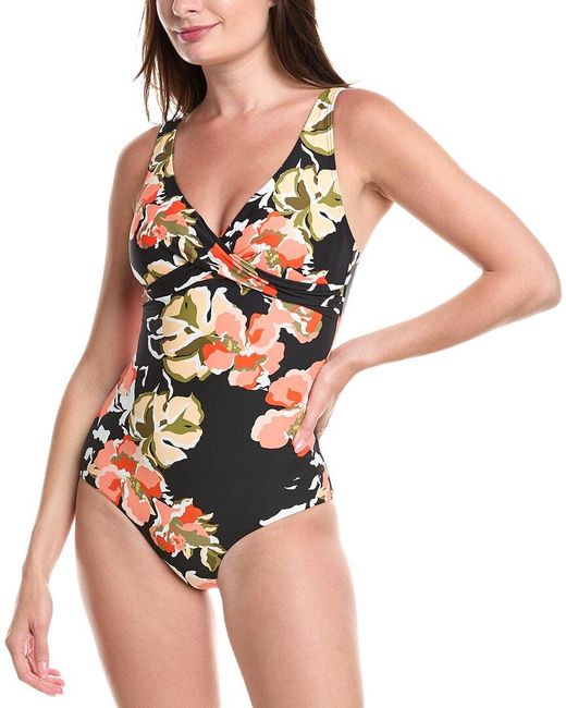 Sea Level Red Juniper Cross Front Multifit One-Piece