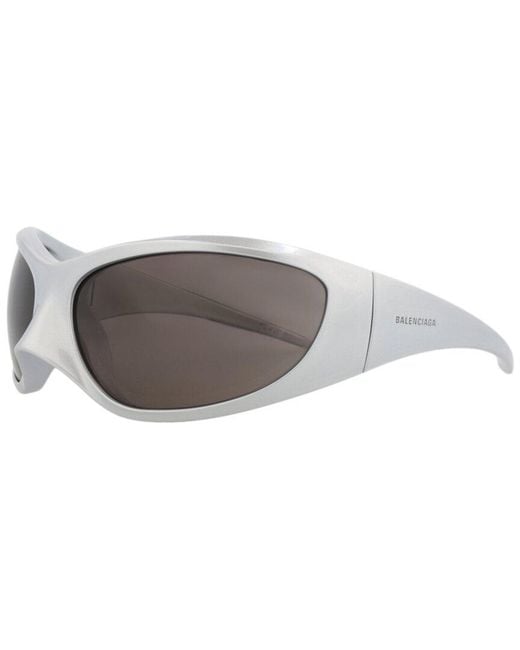 Balenciaga Gray 80Mm Sunglasses