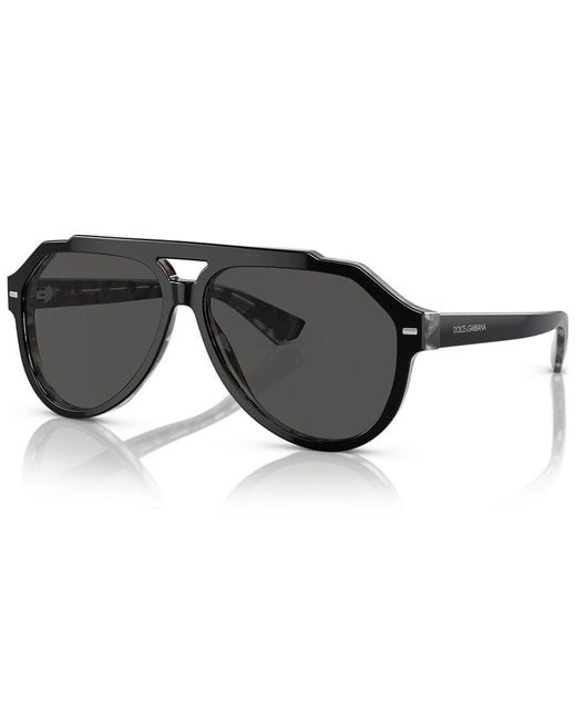 Dolce & Gabbana Black Dg4452F 60Mm Sunglasses for men