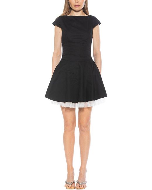 Alexia Admor Black Aleena A-line Dress