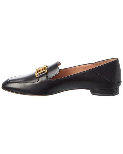 Bally Black Ellah Leather Loafer