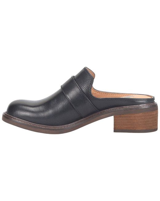 Söfft Black Tiffany Leather Mule