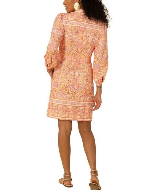 Hale Bob Orange Sloan Mini Dress