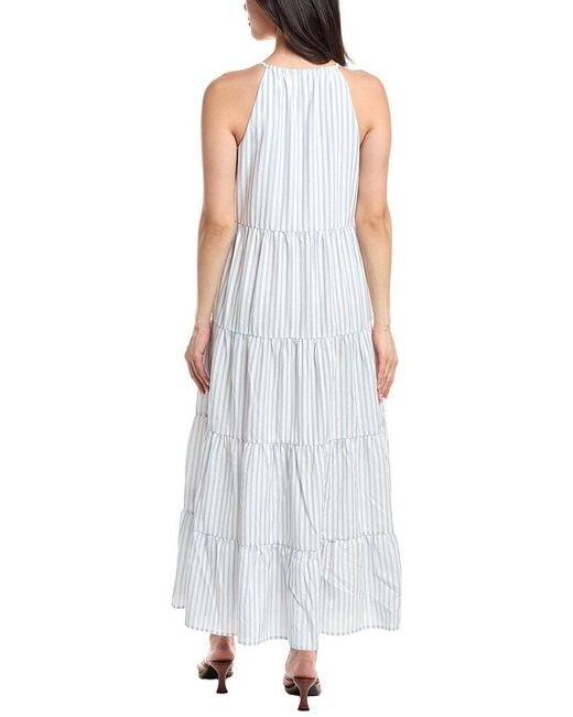 FLORA BEA NYC Blue Ginevra Maxi Dress