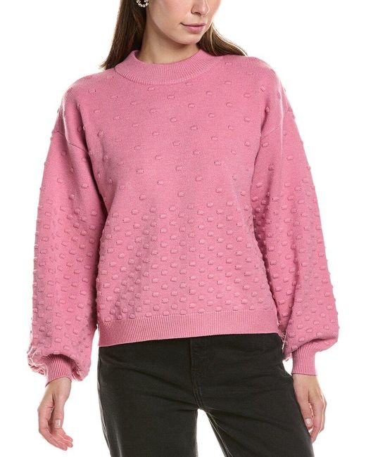 CROSBY BY MOLLIE BURCH Pink Miller Sweater