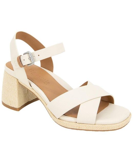 Gentle Souls Metallic Rimini Leather Sandal
