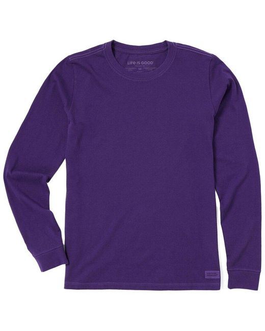 Life Is Good. Purple Crusher T-shirt
