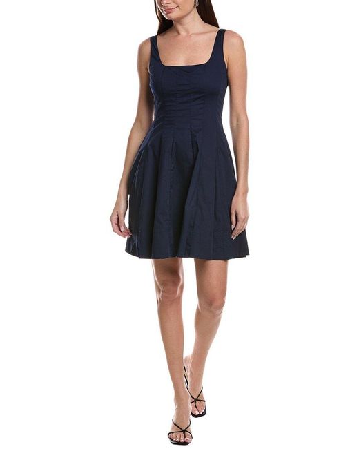REVERIEE Blue Mini Dress