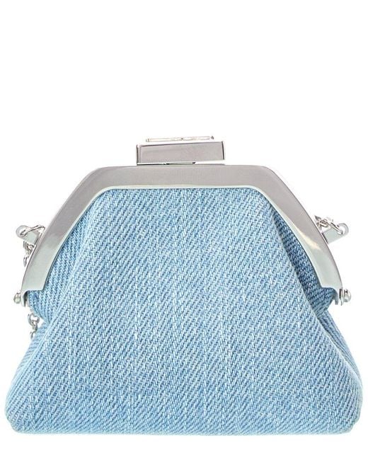 Roger Vivier Blue Denim Shoulder Bag