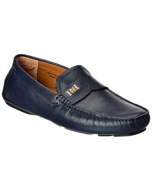 Bally Blue Welmy Leather Driver for men