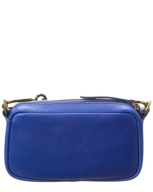 Madewell Blue Essentials Mini Leather Crossbody