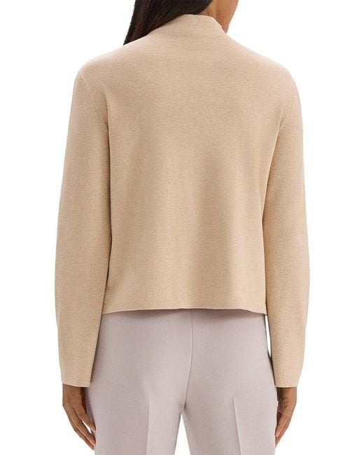 Theory Natural Funnel Neck Pull Over