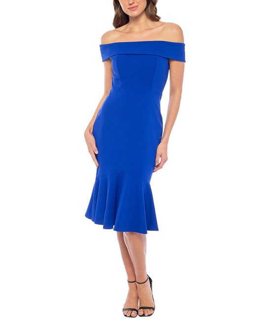Marina Blue Midi Dress