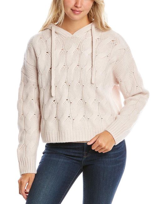 Elie Tahari Cashmere Hooded Sweater in 