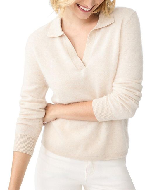 J.McLaughlin Natural Aly Cashmere Sweater