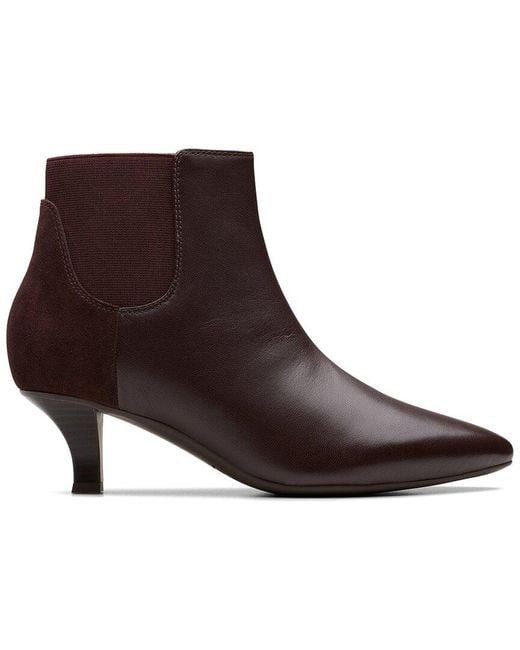 Clarks Brown Kepley Erin Leather Boot