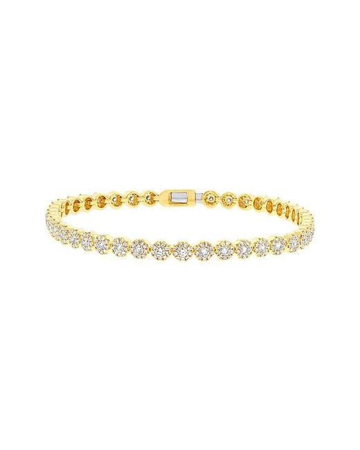 Diana M Metallic Fine Jewelry 14k 2.21 Ct. Tw. Diamond Bangle