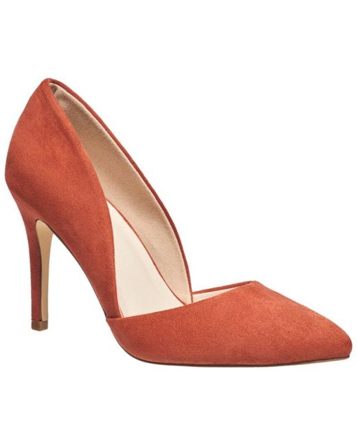 H Halston Pink Kendall Leather Pump