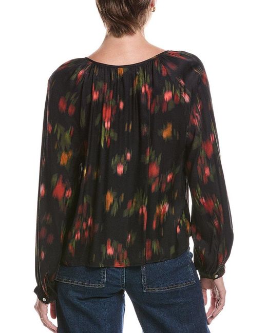 Bella Dahl Black Raglan Top