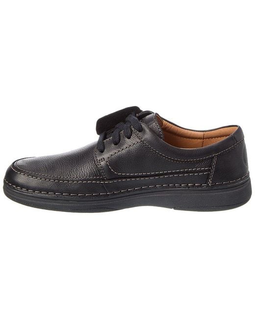 Clarks Black Nature 5 Leather Sneaker for men
