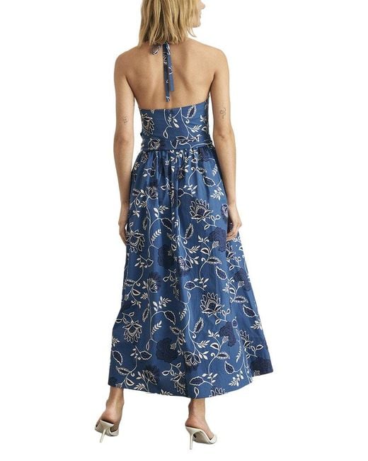 Tanya Taylor Blue Cassandra Dress