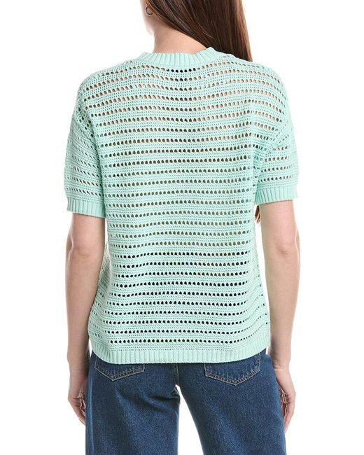 Joseph A Green Open Stitch Boxy T-Shirt