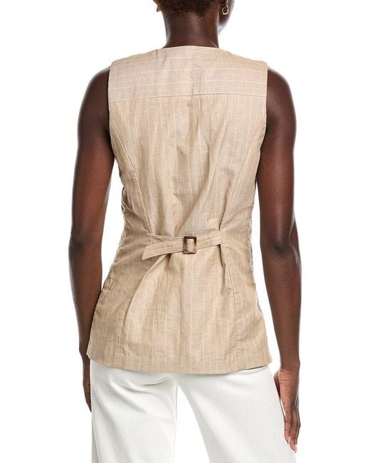 J.McLaughlin Natural Silva Vest