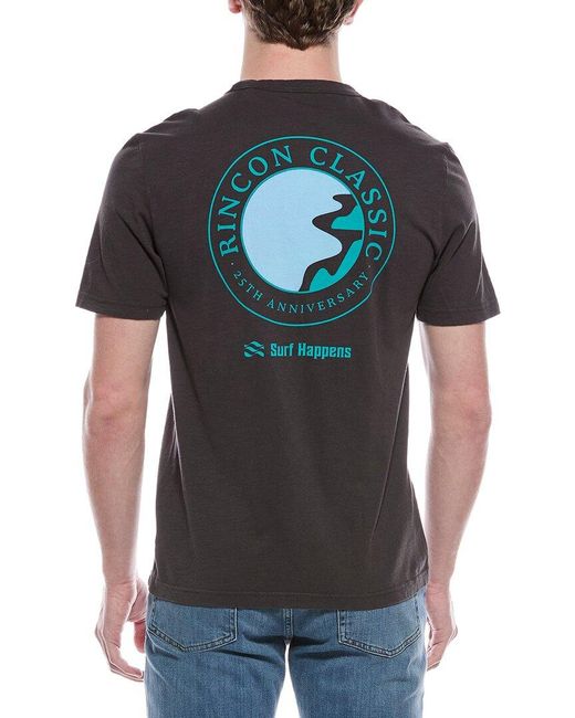 Faherty Brand Black Sunwashed T-Shirt for men