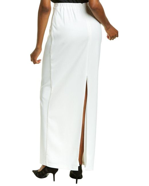 Adrianna Papell White Skirt
