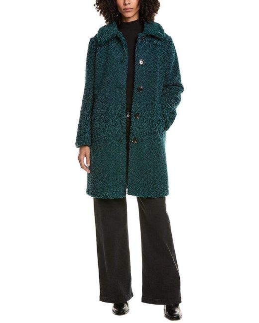 Sam Edelman Green Teddy Coat