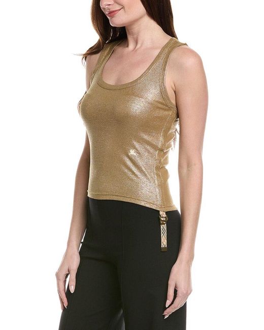 Burberry Metallic Tank Top