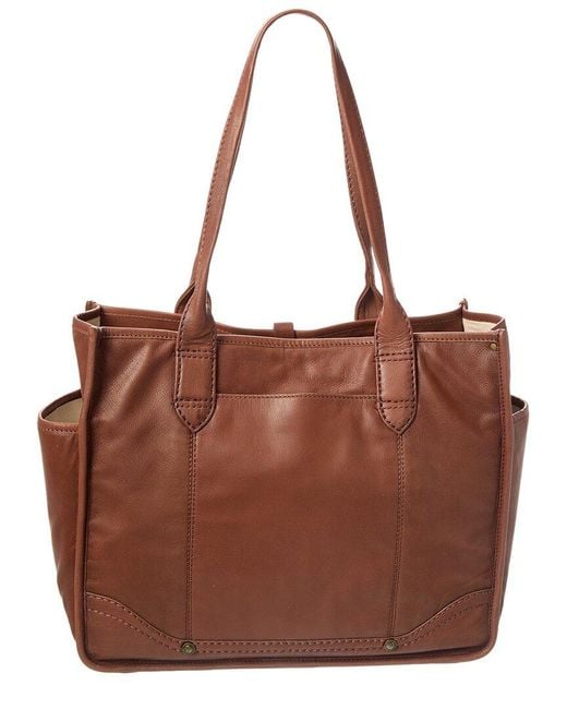 Frye Brown Campus Leather Tote