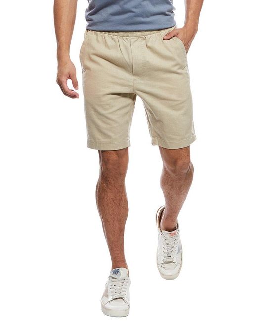 Vince Natural Linen-Blend Short for men