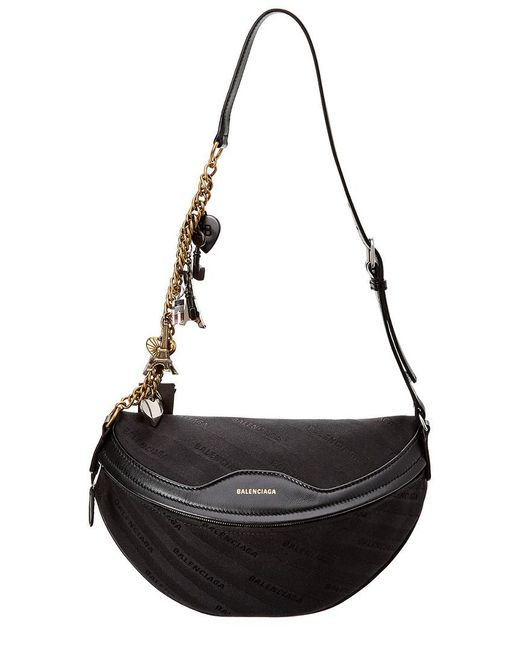 Balenciaga Black Small Souvenir Charm Bag