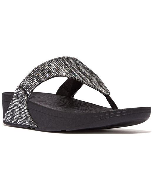 Fitflop Brown Lulu Toe Post Sandal