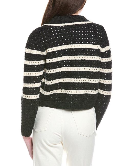 Line & Dot Black Let Me Be Cardigan