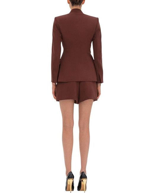 BGL Red 2Pc Blazer & Short Set