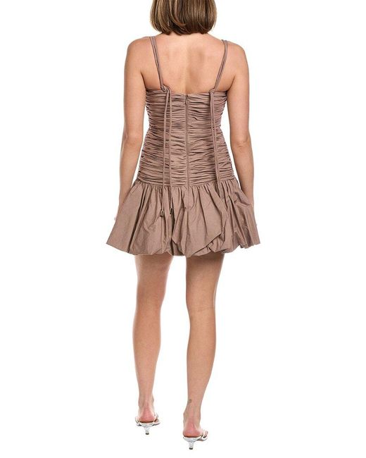 AMUR Natural Annamarie Mini Dress
