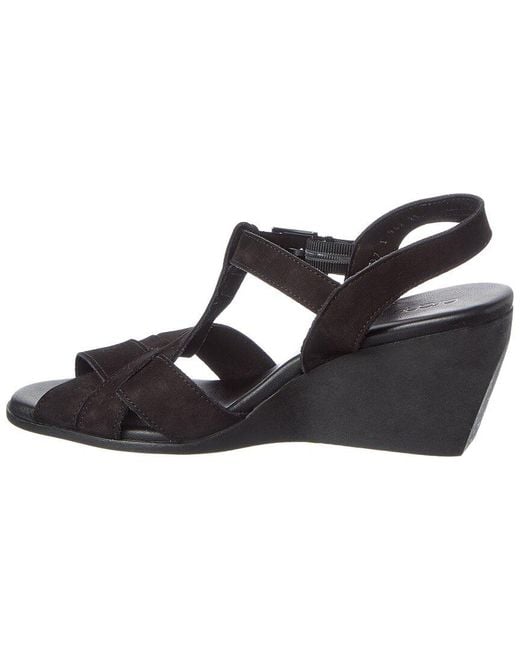 Arche Black Egypse Leather Sandal