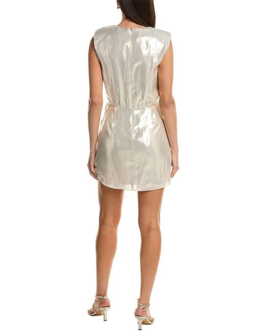Ramy Brook White Gisela Silk-Blend Dress