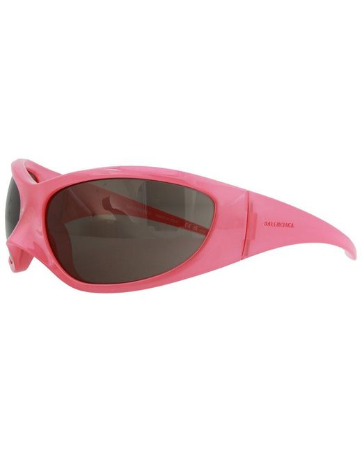 Balenciaga Pink Bb0252S 80Mm Sunglasses
