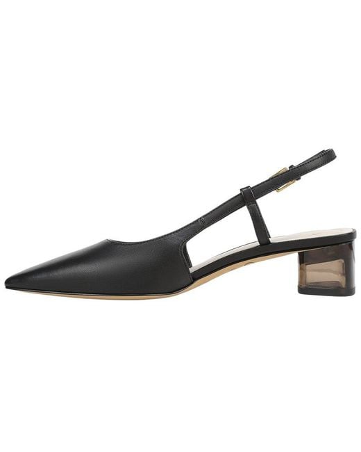 Sarto Black A-Amelie Leather Slingback
