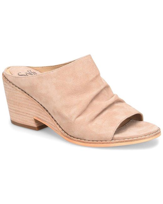 Söfft Pink Strathmore Suede Sandal