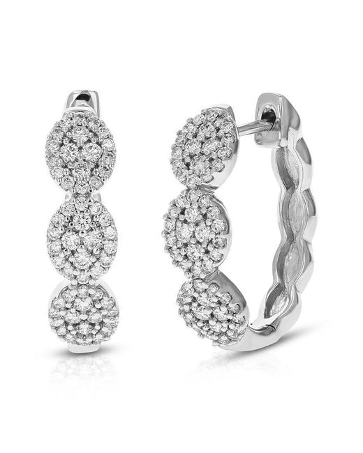 Amairah White 0.50 Ct. Tw. Lab-Grown Diamond Hoops