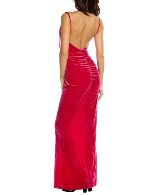 Black by Bariano Red Maya Maxi Dress
