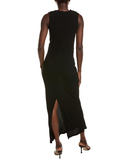 Emerson Fry Black Sculptural Dress