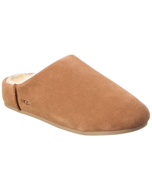 Ugg Brown Elea Suede Slipper