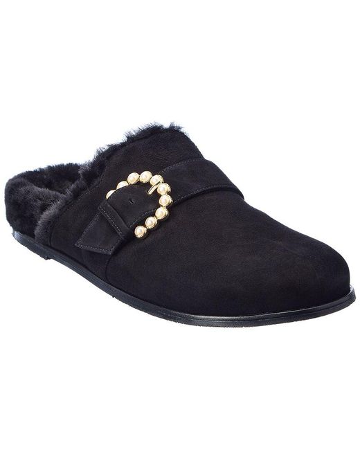 Prada velvet shop clog