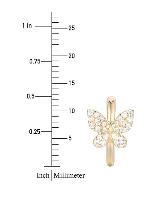 Gregg Ruth Metallic 14K 0.23 Ct. Tw. Diamond Earring